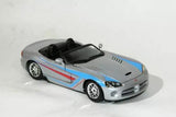 Dodge Viper SRT 10 Silver Diecast Convertible Burago 2003 Daimler Chrysler Parts