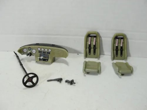 Diecast 1:18 interior parts set with dashboard, steering wheel and seats