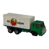 VTG Hino Ice Cream Box Truck Van Delivery 3? Diecast Scale Model Missing Wheels Parts