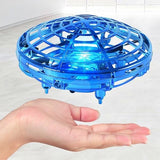 StellarFlight: Hand Controlled UFO Drone with LED Light and 360? Rotating Helicopter Ships to you Drone