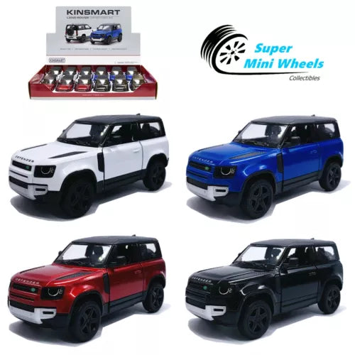 Kinsmart 1:36 Defender 90 diecast toy car, 4 colors