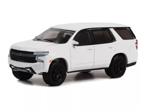 White SUV diecast model with black wheels and tinted windows