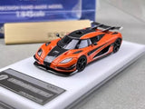 GB VMB 1:64 Orange Agera One 1 Super Racing Sports Model Diecast Resin Car Parts