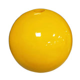 Yellow glossy spherical buoy