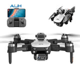 AiJH S2S Beginner Drones Professional UAV Foldable Mini RC Quadcopter Wifi Camera Brushless Motor Obstacle Avoidance Drones Drone