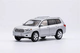 GCD Toyota HighLander Gen 2 silver/black LHD Diecast 1/64 Model Car Toys Toy
