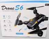 S6/E99 PRO Remote-Controlled Drone with 50X Zoom Dual Cameras, HD Video Producti Drone