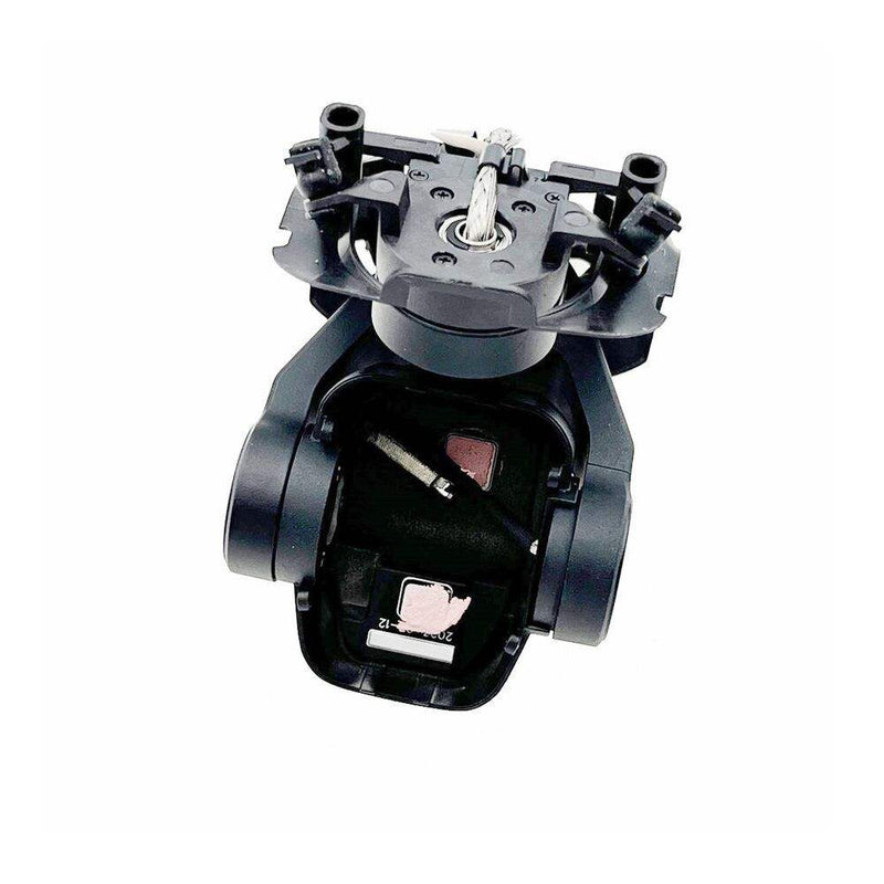 Drone gimbal stabilizer mount with black housing and mounting brackets