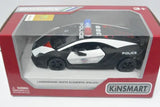 Kinsmart 1:38 DieCast car - Lamborghini Sesto Elemento (Police)  KT5359P Parts