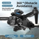 drone obstacle avoidance camera rc hd optical gps dual wifi fpv three C10 350FLW Drone