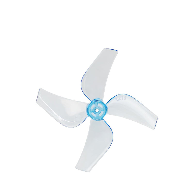 4-blade PC propeller with blue hub for 31mm cinewhoop drones