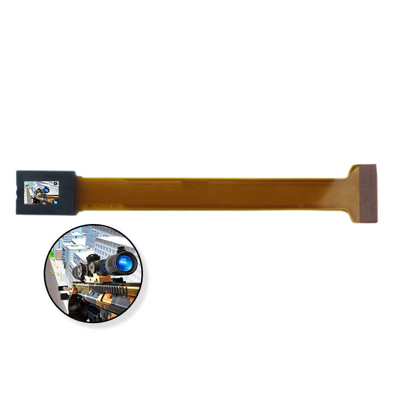 Micro OLED display module with flex cable and driver board
