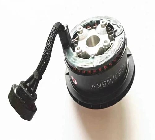 DJI AGRAS T50 motor with black housing and silver metal hub, model 10033