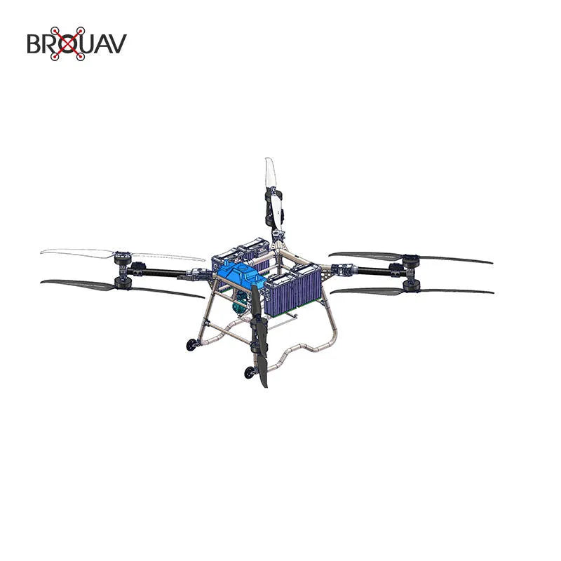 Super Heavy Payload Long-Range Coffee Drone with Secure Port Cargo Delivery Expert Remote Control Camera Functionality Drone