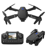 2025 Newest E88 Mini Drone Remote Control with Screen Dual Camera Colored Lights Wifi Smart Hover Outdoor Selfie Drone Drone