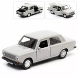 VAZ 2101 Metal Model Diecast Car Scale, Collectible Toy Cars, Gray, 1/36 Toy