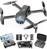 PLEGBLE PL - 516 Foldable Drone with Camera 4K for Adults Kids, Brushless Motor Drone