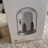 DJI Mini charging base with open cradle for drone batteries