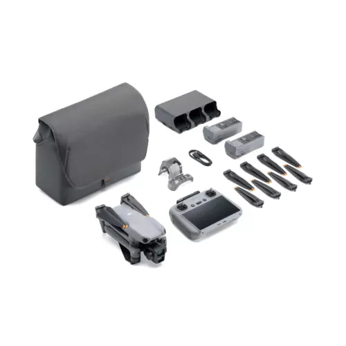 DJI Air 3 Fly More Combo kit with drone, controller, batteries, and propellers