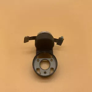 R-axis motor with bracket, circular mounting plate and dual side connectors