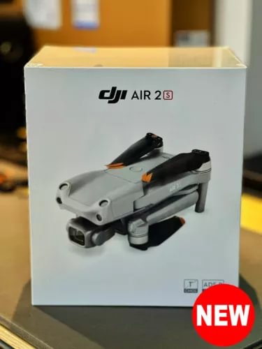 DJI Mavic Air 2S drone, gray quadcopter with front gimbal camera