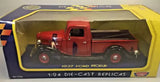 Motor Max 1937 Ford Pickup Truck 1:24 Scale Diecast Replicas Red/Black Parts
