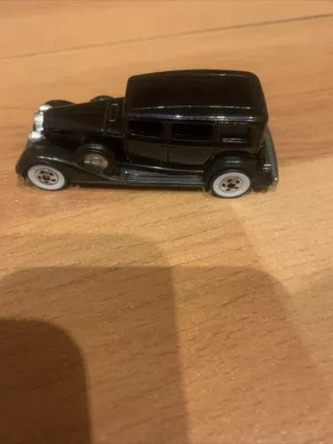 Black classic Packard diecast model car