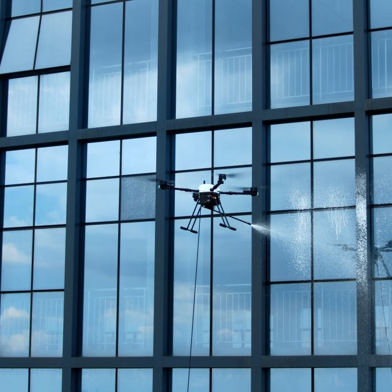 New D15RSE Cleaning Drone Efficient Safe and Professional Aerial Cleaning Solutions Automatic Cleaning of Roofs Curtain Walls Drone