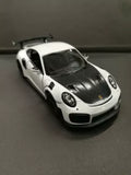 Porsche 911 GT2 RS White Kinsmart Toy Car Model 1/36 Scale Diecast Metal New Toy