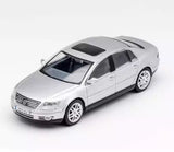 CR GCD 1:64 Silver VW Phaeton Luxury Sedan Model Diecast Metal Car Box Toy