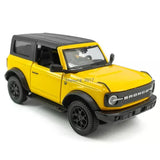 1:36 Ford Bronco Model Car Diecast Toy Cars Pull Back Vehicle for Boys Yellow Toy
