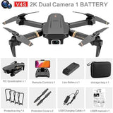 V4 Rc Drone 4k HD Wide Angle Camera 1080P Wifi Drone Fpv Dual Camera Quadcopter Drone