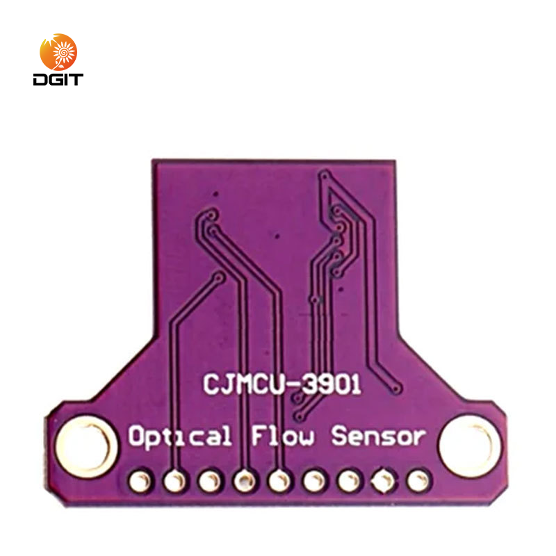 Optical flow sensor module with purple PCB labeled CJMCU-3901 and Optical Flow Sensor