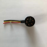 Replacement drone motor with propeller hub and colored wiring leads