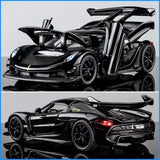 1:32 Koenigsegg Jesko Attack Alloy Sports Car Model Diecast Metal Racing Car Parts