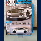 AUTO WORLD 2010 Chevy Camaro Hurst Edition 1:64 Diecast Modern Muscle White Los Angeles CA