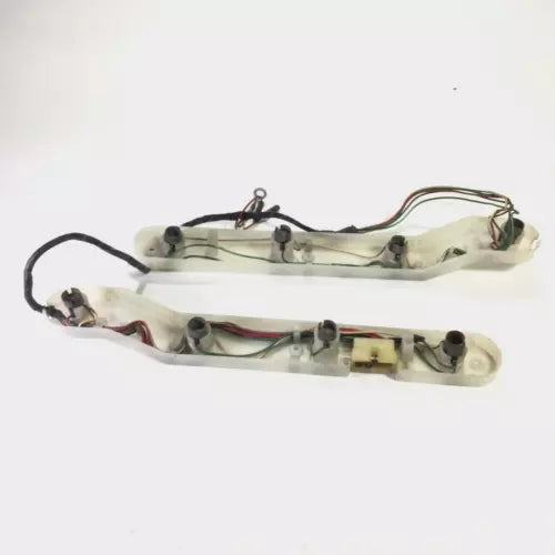 Diecast car undercarriage parts with light housings and wiring harness