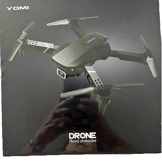 Yomi obstacle-avoidance drone with 4K camera, quadcopter shown on box