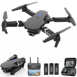 Drone with Dual Camera for Adults Kids, Foldable RC Quadcopter for Beginners,... Drone