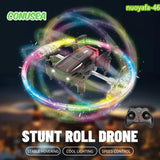 S20 RC Plane Drone UFO Stunt Rolling Drones Cool LED Light Fixed Height 3-Speeds Drone