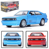 1:36 Audi Quattro 1980 Model Car Alloy Diecast Toy Vehicle Kids Gift Collection Toy