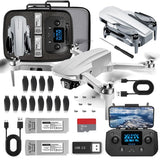 Drone with Camera 4K HD GPS WiFi Live Video Brushless Motor Foldable 2 Battery Drone