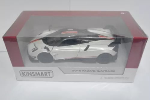 2016 Pagani Huayra BC die-cast car in box, white with black wheels