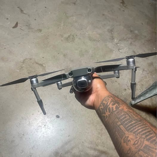 DJI Mavic Pro 2 drone with front camera and folding propeller arms
