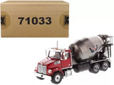 2023 Western Star 4700 SF Concrete Mixer Truck Red Gray 1/50 Diecast Model Parts