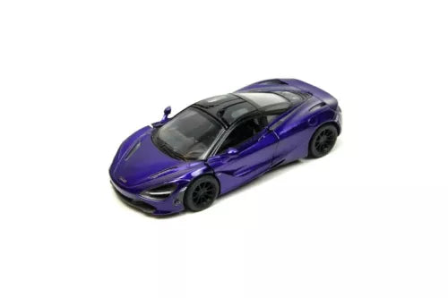 Purple McLaren 720S diecast toy car, 1:36 scale