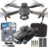 Foldable FPV drone with 4K camera, 3.5in vision screen, accessories, carrying case