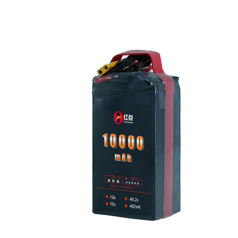 46.2V 10000mAh 10Ah12S High Voltage Battery Li-Po Manufacture solid-state lithium-ion pack Drone Battery UAV Fixed-wind Vtol Multi-rotor Drone