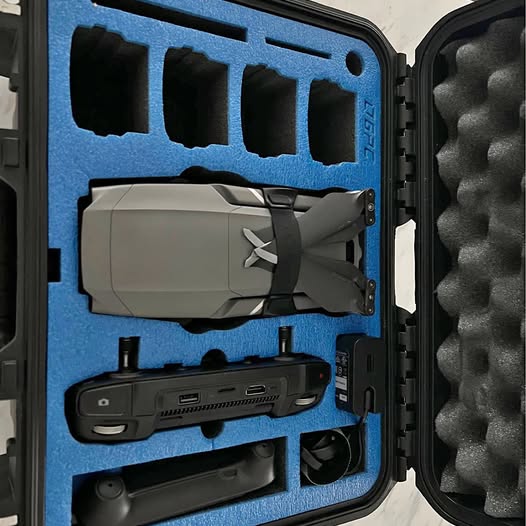 DJI Mavic 2 Zoom drone in hard case with protective foam