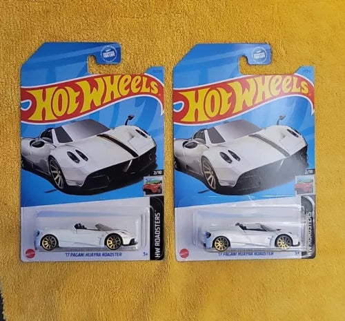Hot Wheels 1:64 Pagani Huayra Roadster diecast in blister pack